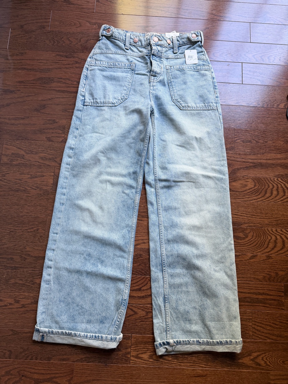We The Free Light Blue Palmer Cuffed Jeans 26